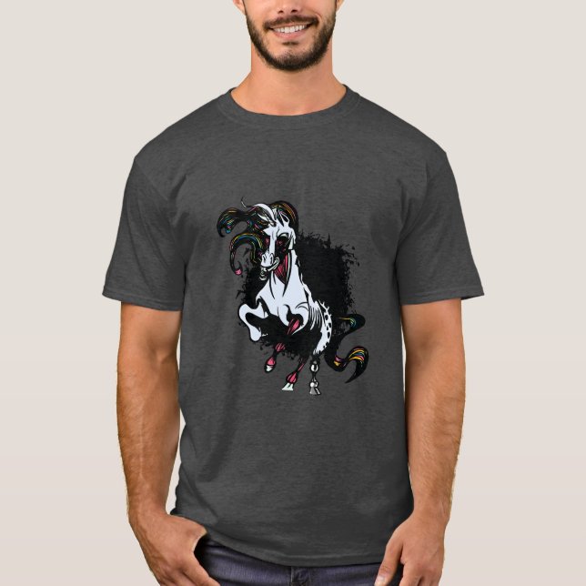 Zombie Unicorn T Shirt (Framsida)