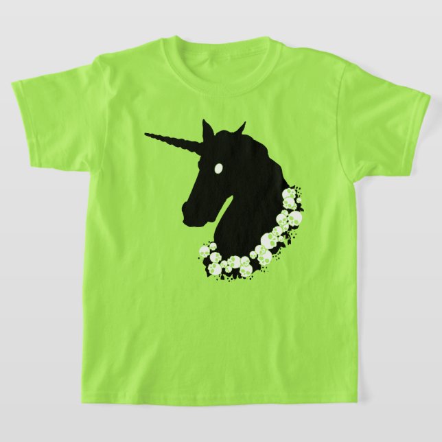 Zombie Unicorn T-Shirt (Laydown)