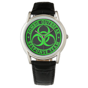Zombie-utbrott Response Team Neon-grön Armbandsur