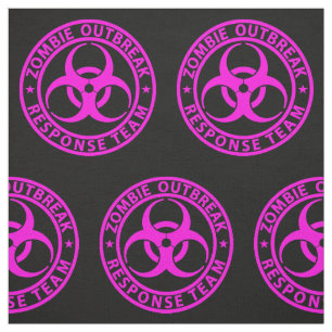 Zombie-utbrott Response Team Neon Rosa Tyg