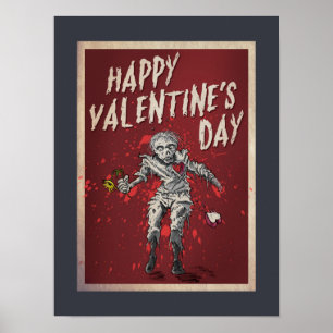 Zombie Valentindagen Poster