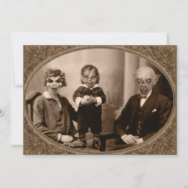 Zombie Vampyrre Halloween fest Inbjudningar