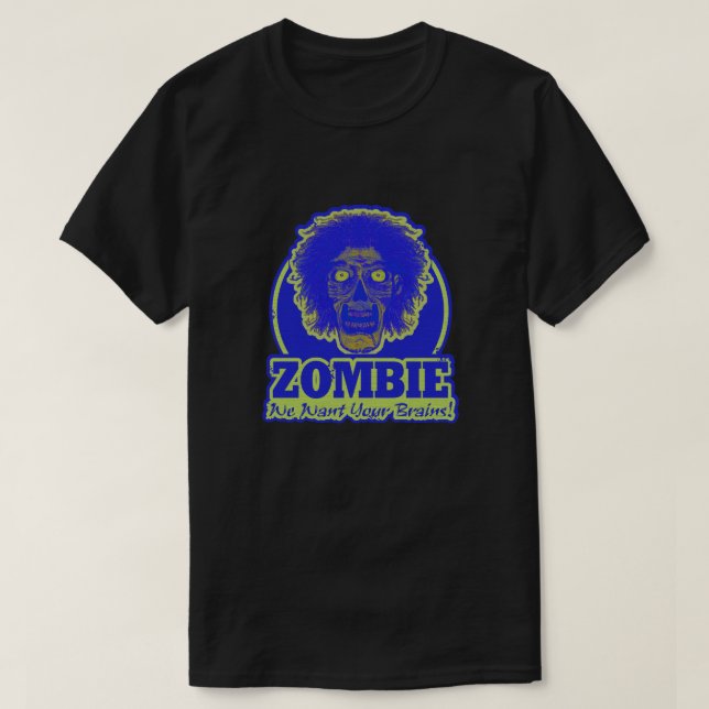 ZOMBIE Vi vill ha dina hjärnor..3 T Shirt (Design framsida)