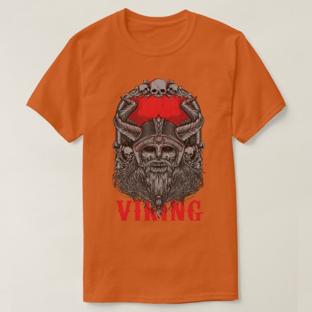 Zombie Viking 3 T Shirt (Design framsida)