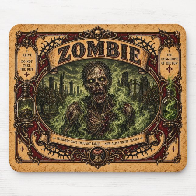 Zombie, Vintage Circus Monster Musmatta (Framsidan)