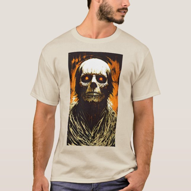 Zombie Vintage T-Shirt (Framsida)