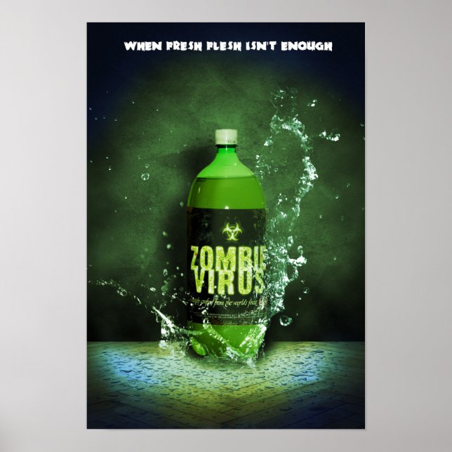Zombie Virus Poster (Framsidan)