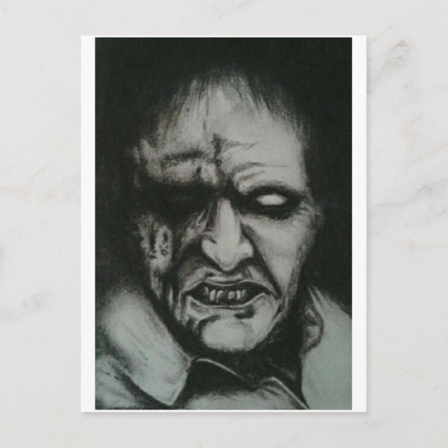 zombie vykort (Framsida)