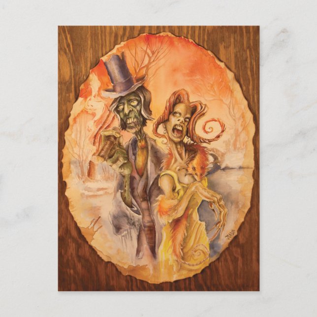 Zombie Vykort (Framsida)