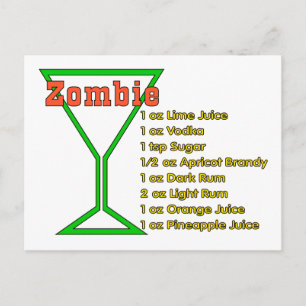 Zombie Vykort