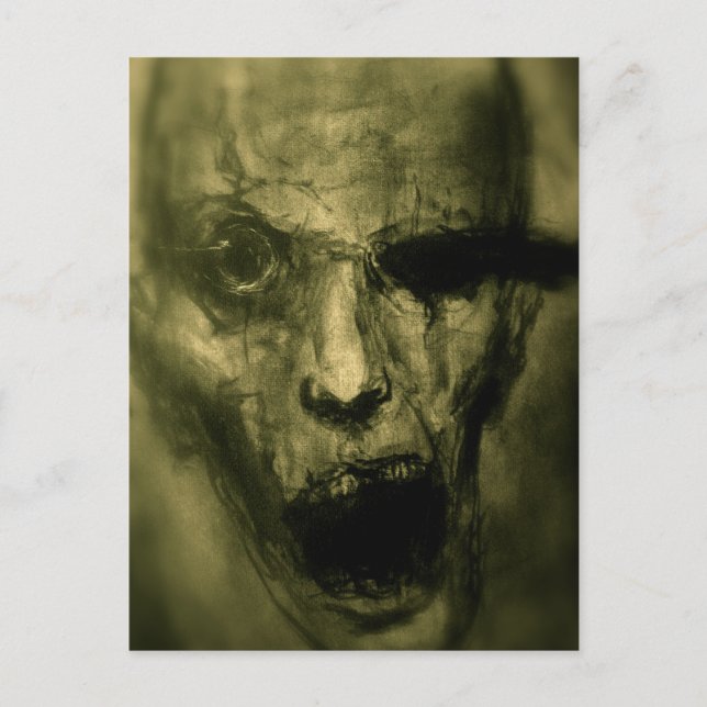 ZOMBIE vykort av "Tormented Alexander" (Framsida)