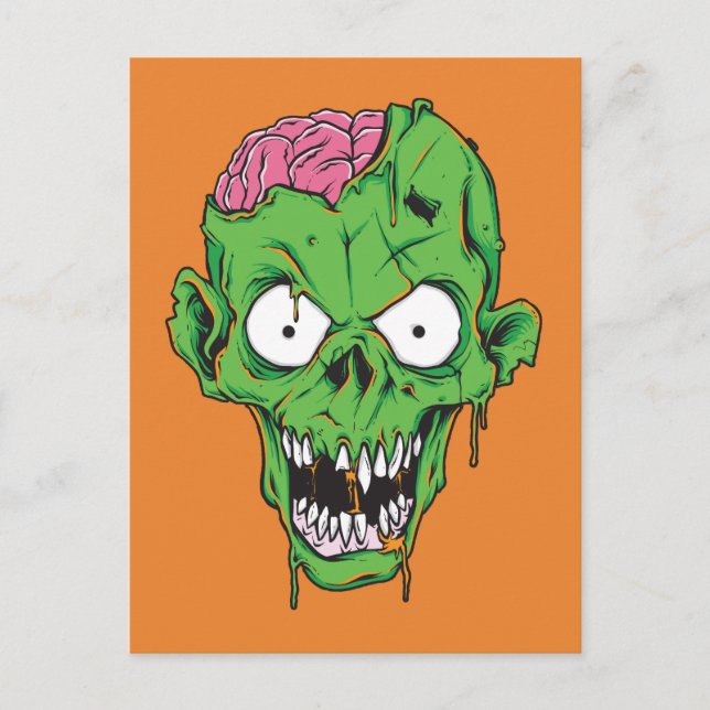 Zombie-vykort Vykort (Framsida)
