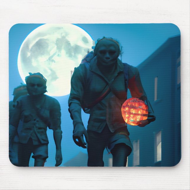 Zombie Walking Dead Horde Halloween Musmatta (Framsidan)