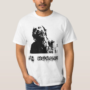 Zombie, Walking Dead, jag är hungrig Tee