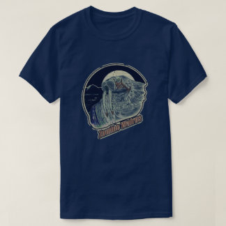 Zombie Walrus Original-Retro Distress-utseende T Shirt