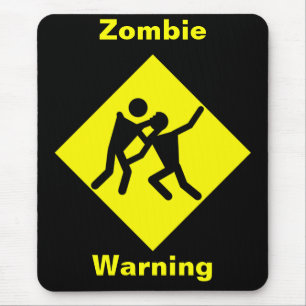 Zombie Warning Road Sign Musmatta