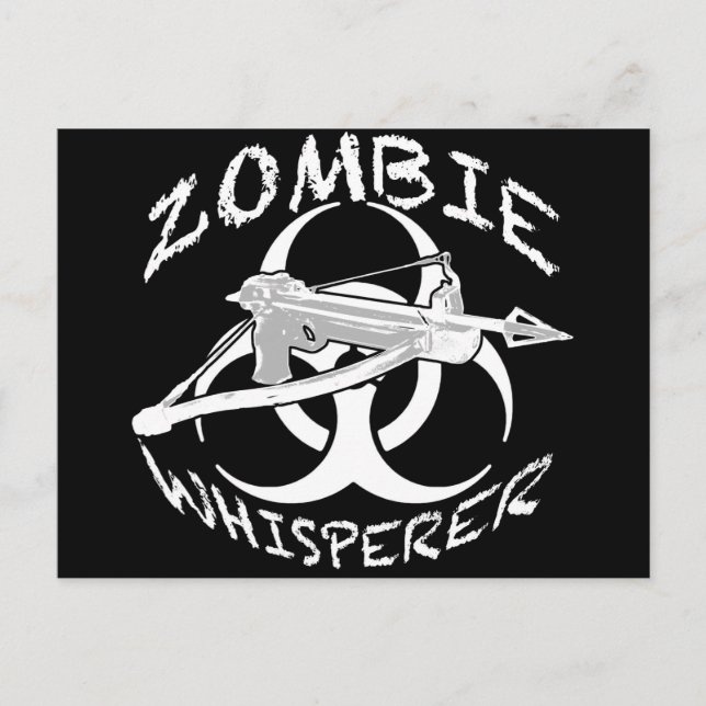 Zombie Whisperer 4w Vykort (Framsida)