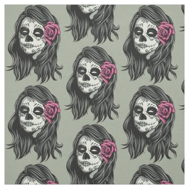Zombie Woman anpassningsbar färg Tyg (Provkarta)