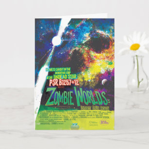 Zombie Worlds Halloween Galax av skräck Kort