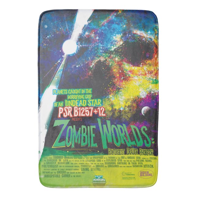 Zombie Worlds Halloween Galaxy of Horrors Badrumsmatta (Framsidan (Vertikal))