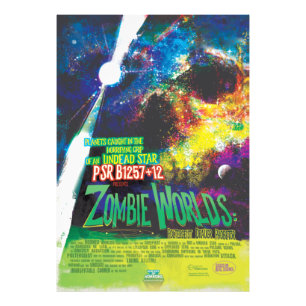 Zombie Worlds Halloween Galaxy of Horrors Fototryck