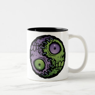 Zombie Yin-Yang Två-Tonad Mugg