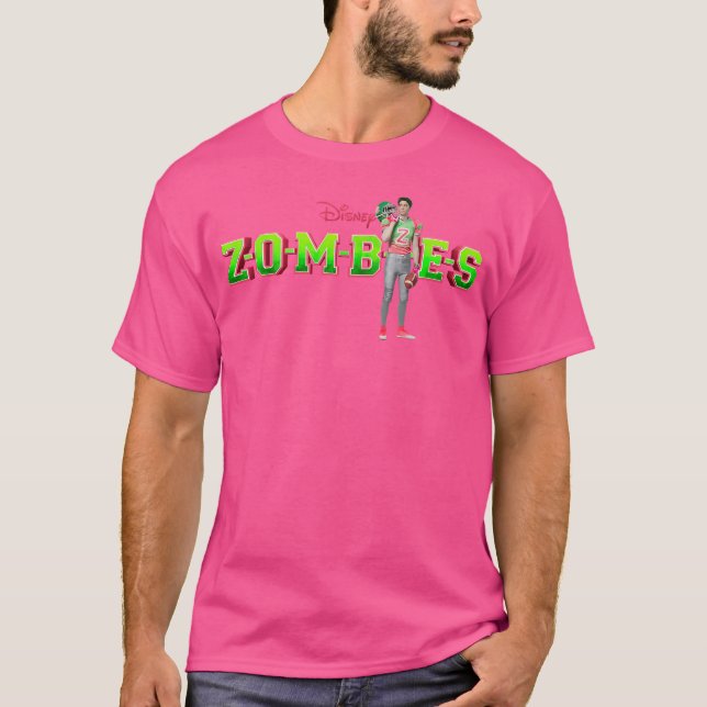 Zombie Zed Fotboll Kapten Kapten T Shirt (Framsida)