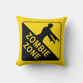 Zombie Zon, varningsskylt Kudde