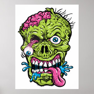 Zombieaffisch Poster