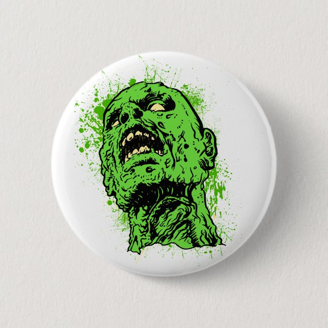 Zombieansikte Knapp (Framsida)
