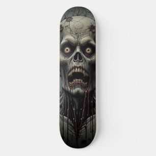 Zombieansikte Mini Skateboard Bräda 18,5 Cm