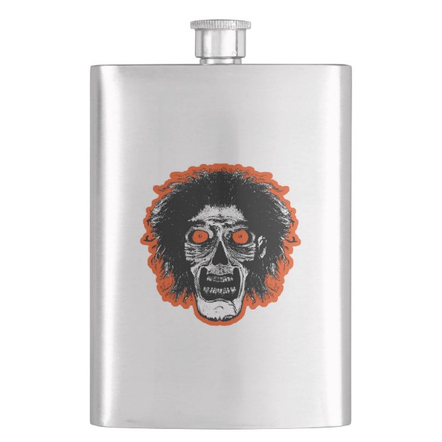 Zombieansikte Orange Fickplunta (Framsidan)