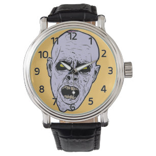 Zombieansikteklocka Armbandsur