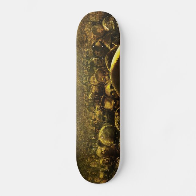 ZOMBIEAPOKALYPS MINI SKATEBOARD BRÄDA 18,5 CM (Framsida)