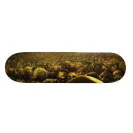 ZOMBIEAPOKALYPS MINI SKATEBOARD BRÄDA 18,5 CM