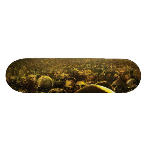 ZOMBIEAPOKALYPS MINI SKATEBOARD BRÄDA 18,5 CM