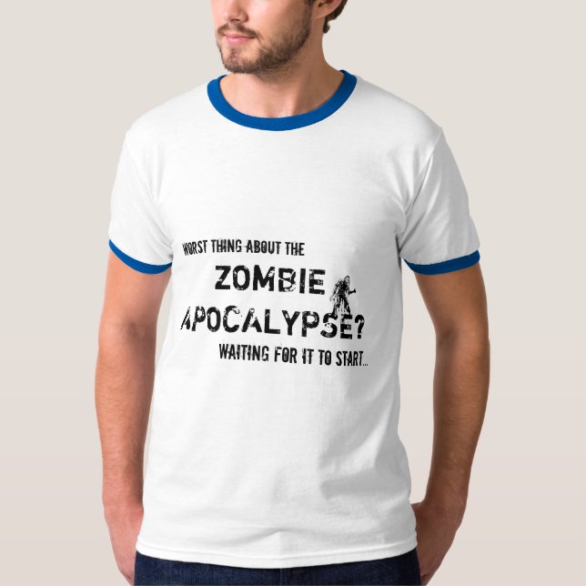 Zombieapokalyps T Shirt (Framsida)