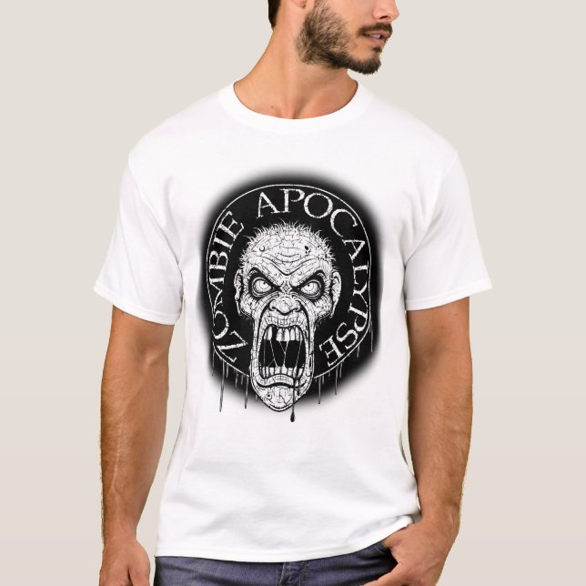 Zombieapokalyps T Shirt (Framsida)