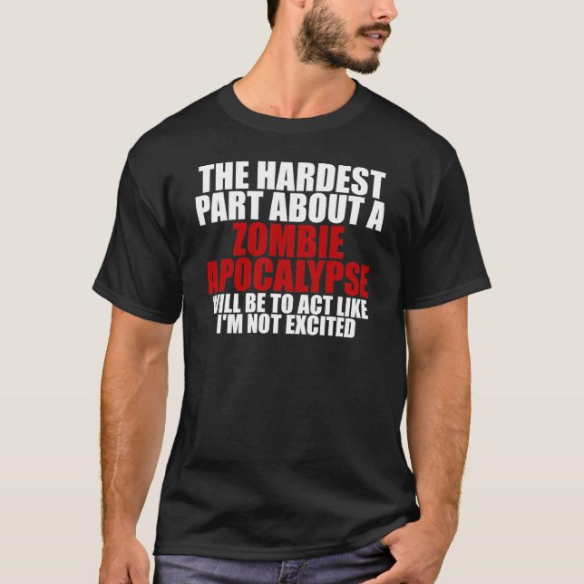 Zombieapokalyps T Shirt (Framsida)