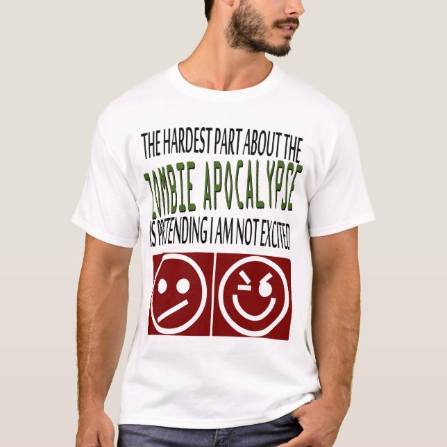 Zombieapokalyps T-shirt (Framsida)