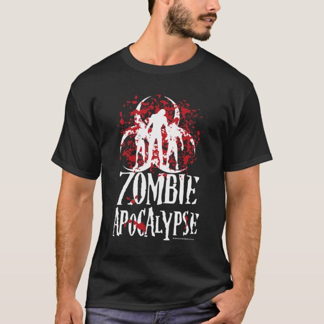 Zombieapokalyps Tee Shirt (Framsida)