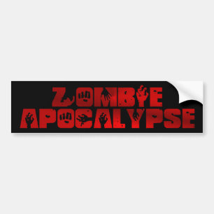Zombieapokalypsbildekal Bildekal