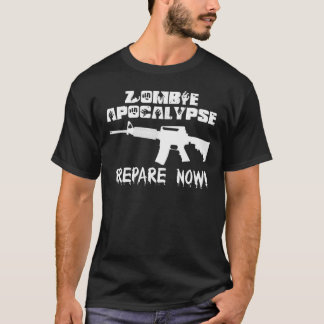 Zombieapokalypset förbereder sig nu t shirt