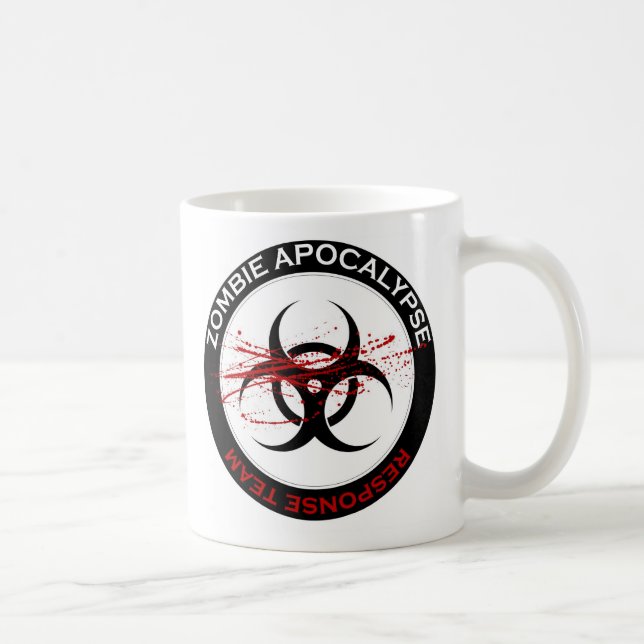Zombieapokalypsmugg Kaffemugg (Höger)