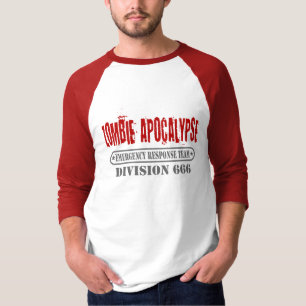 Zombieapokalypsuppdelning 666 t-shirt