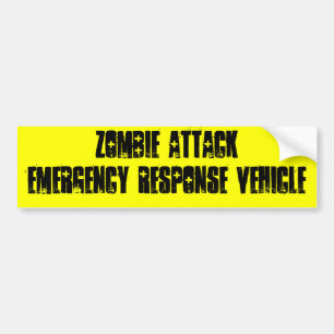 Zombieattack Bildekal