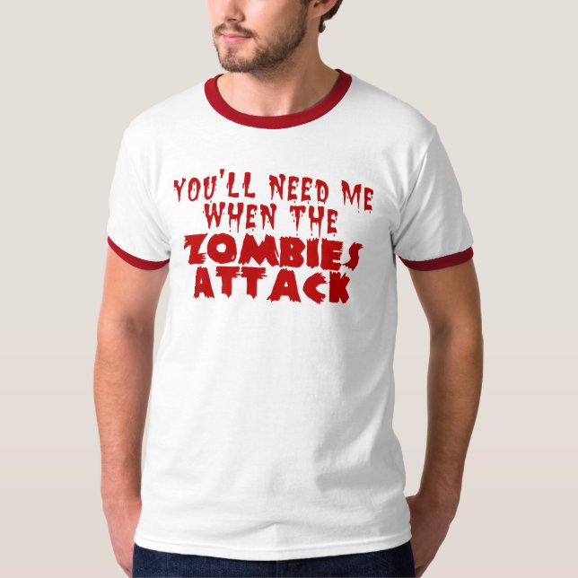 Zombieattack T-shirt (Framsida)