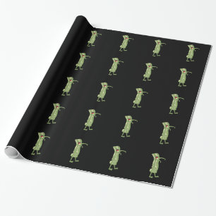Zombiebacon som slår in papper! presentpapper