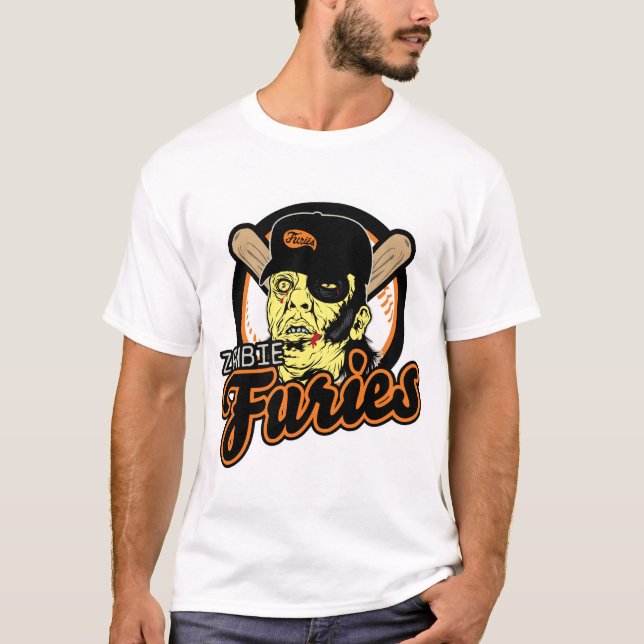 Zombiebaseballraserin T Shirt (Framsida)