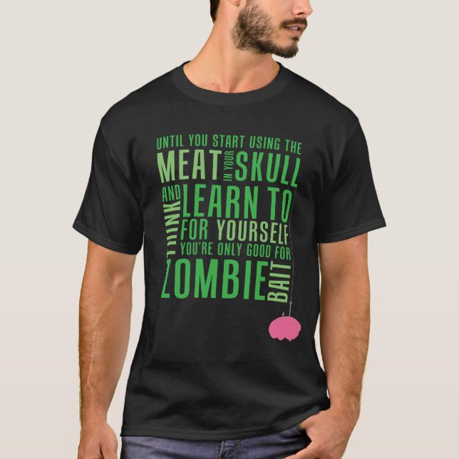 Zombiebete (mörkt kött) tee shirt (Framsida)